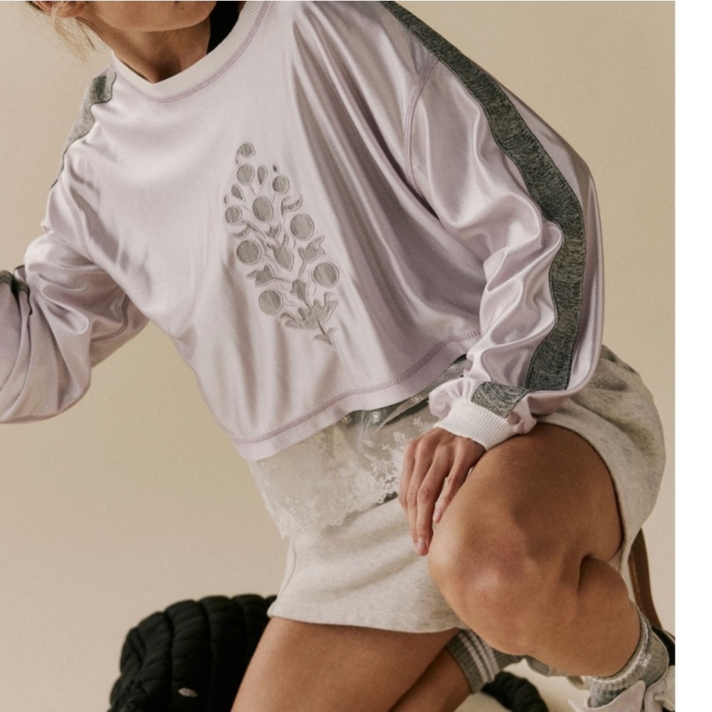 Free People Track Star Layer | Color: Rose Quartz | Size Small | MSRP $108